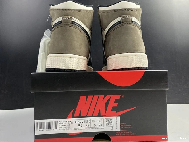 Rep Dark 555088- Mocha Retro Jordan1 3592 TravelReady 1013